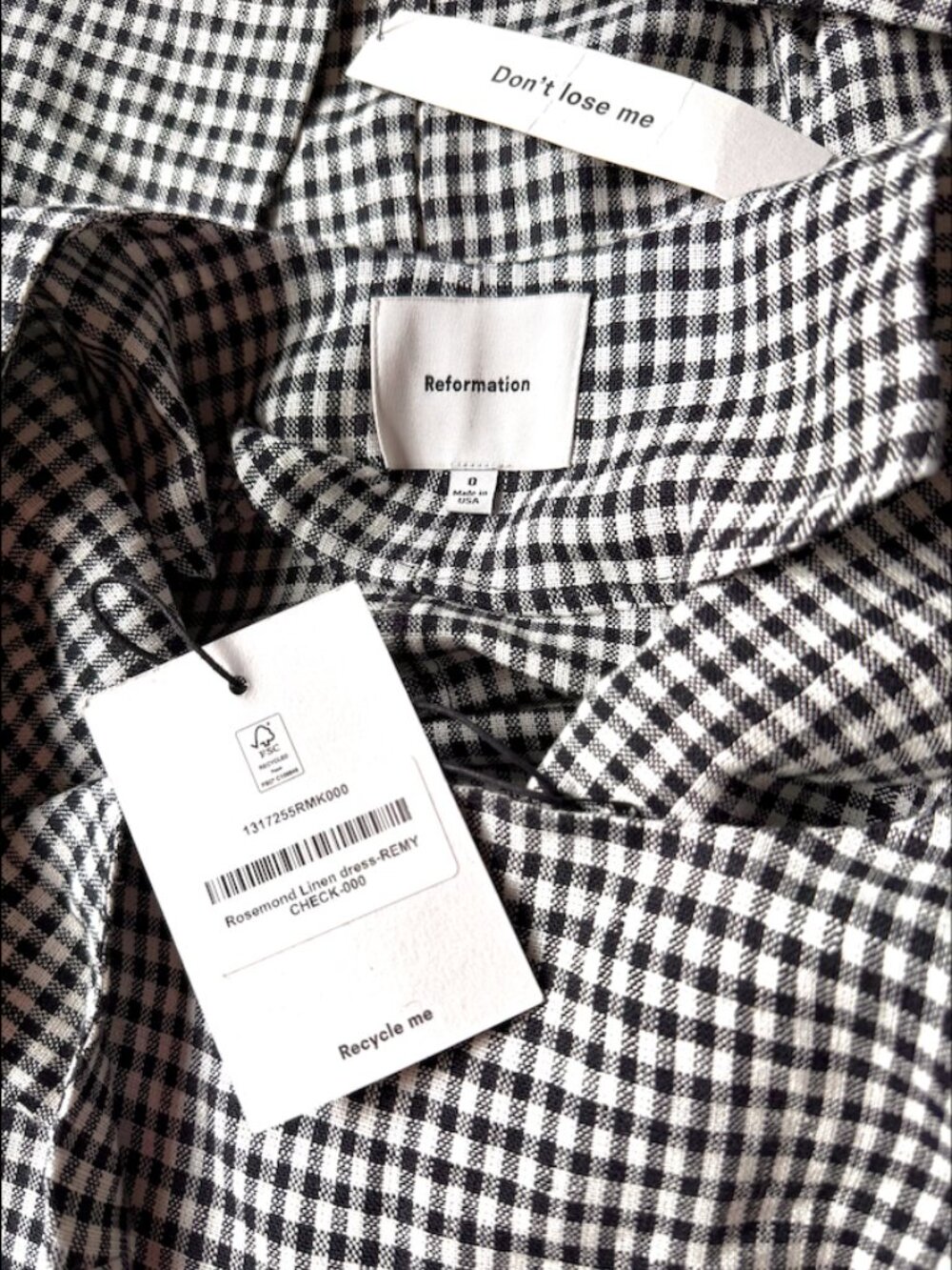 Reformation Rosemond Linen Dress NWT - Picture 6 of 13